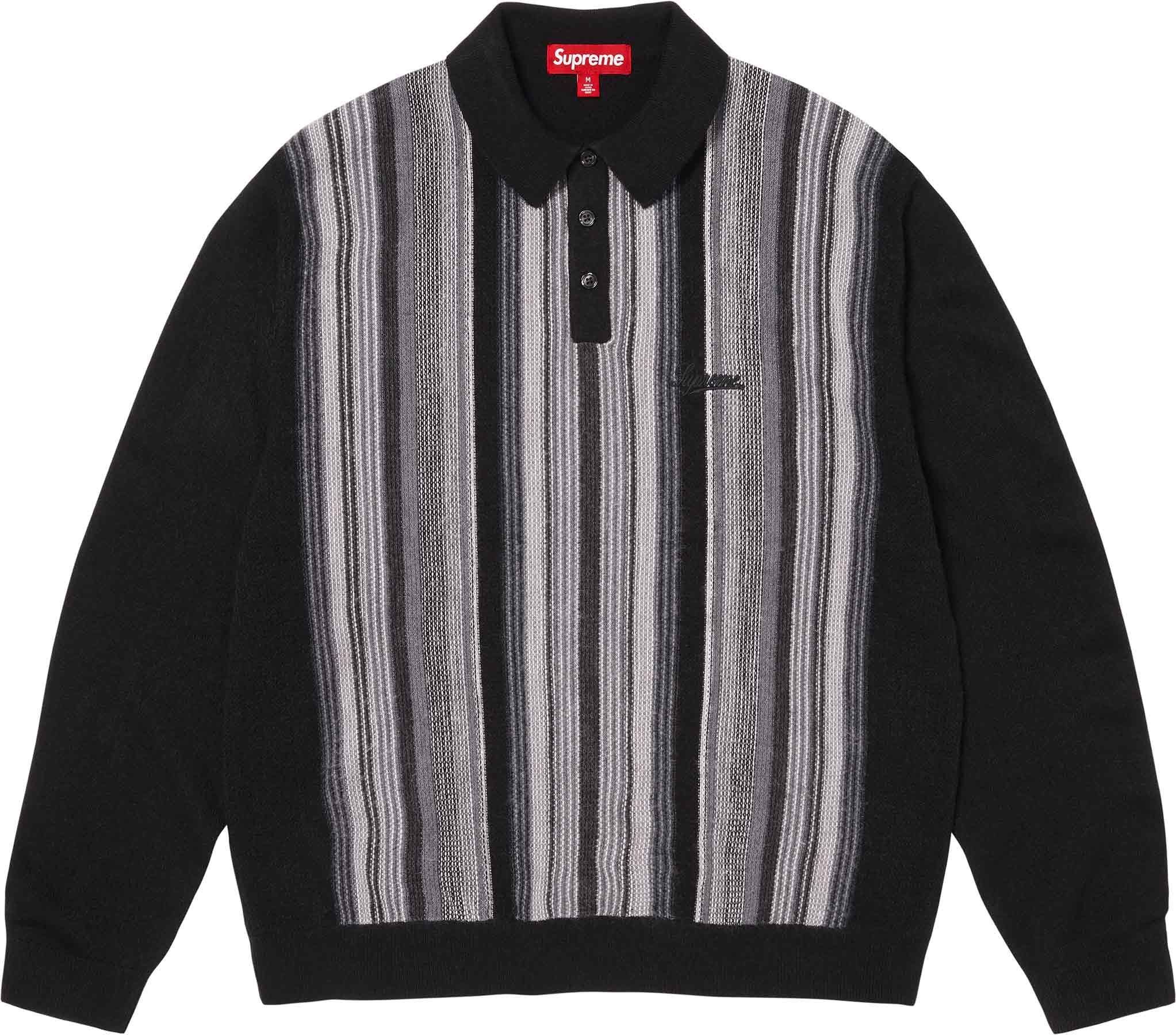 Multi Stripe Polo Sweater view 10